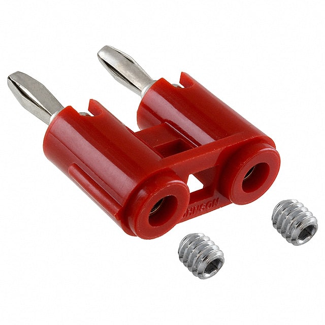 108-0252-001 Cinch Connectivity Solutions Johnson                                                                    CONN BANANA PLUG DBL INS RED