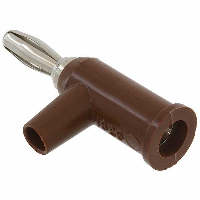 1825-1 Pomona Electronics                                                                    BANANA PLUG W/SHIELD BROWN