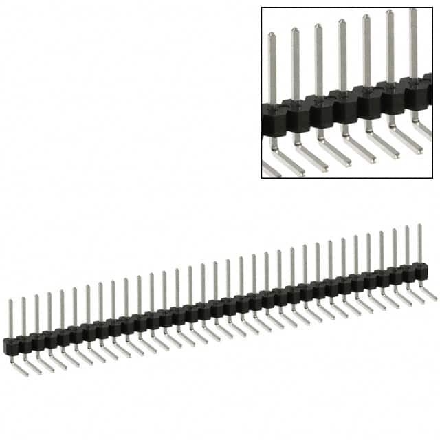 PTC33SGBN Sullins Connector Solutions                                                                    CONN HEADER .100 SINGL R/A 33POS