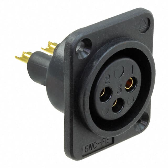 PD3FSC1AU Switchcraft Inc.                                                                    CONN PLUG FMALE XLR 3POS SDR CUP