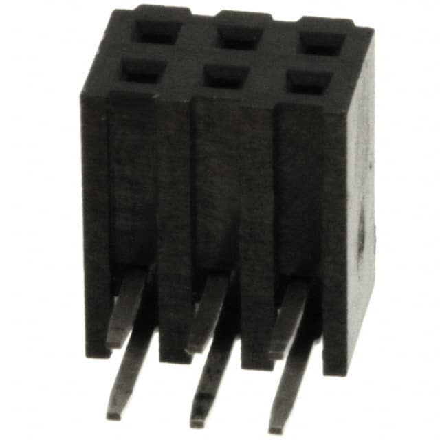 950406-5002-AR 3M                                                                    CONN SOCKET 6POS RT/A 2MM T/H