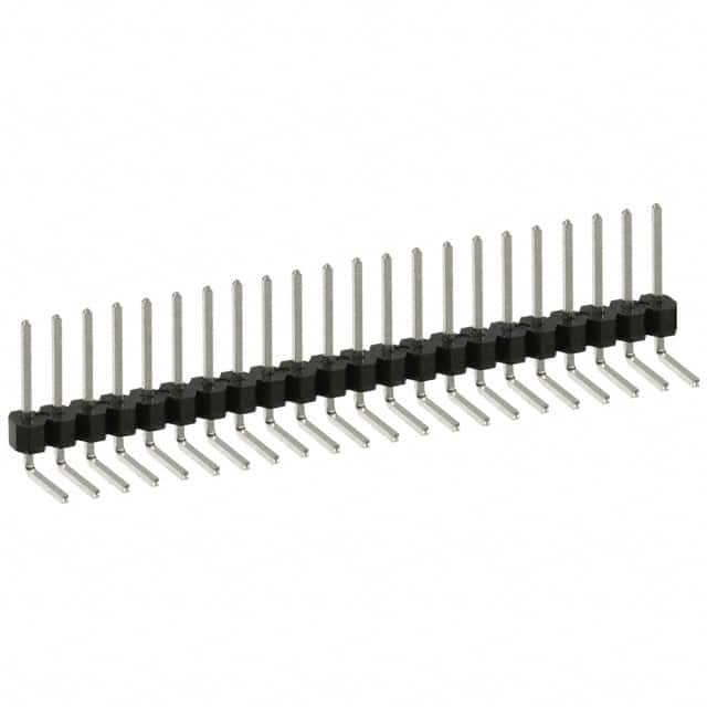 PTC22SGBN Sullins Connector Solutions                                                                    CONN HEADER .100 SINGL R/A 22POS