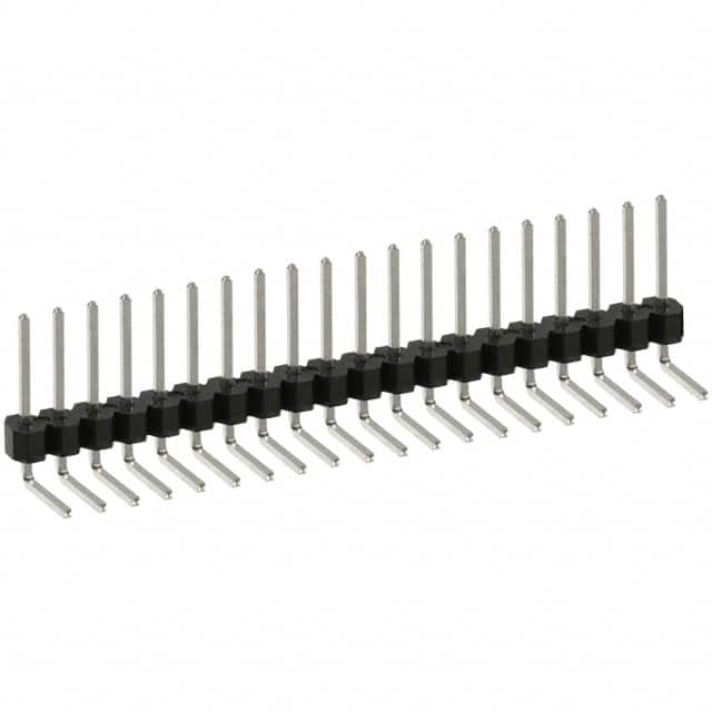 PTC20SGBN Sullins Connector Solutions                                                                    CONN HEADER .100 SINGL R/A 20POS