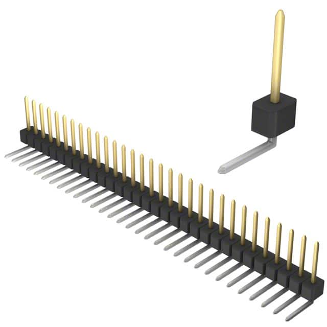 PBC31SGBN Sullins Connector Solutions                                                                    CONN HEADER .100 SINGL R/A 31POS