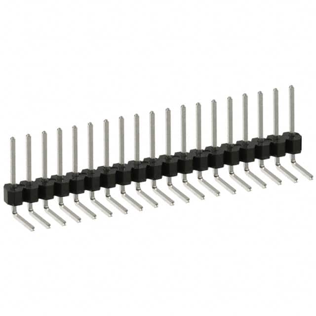 PTC19SGBN Sullins Connector Solutions                                                                    CONN HEADER .100 SINGL R/A 19POS