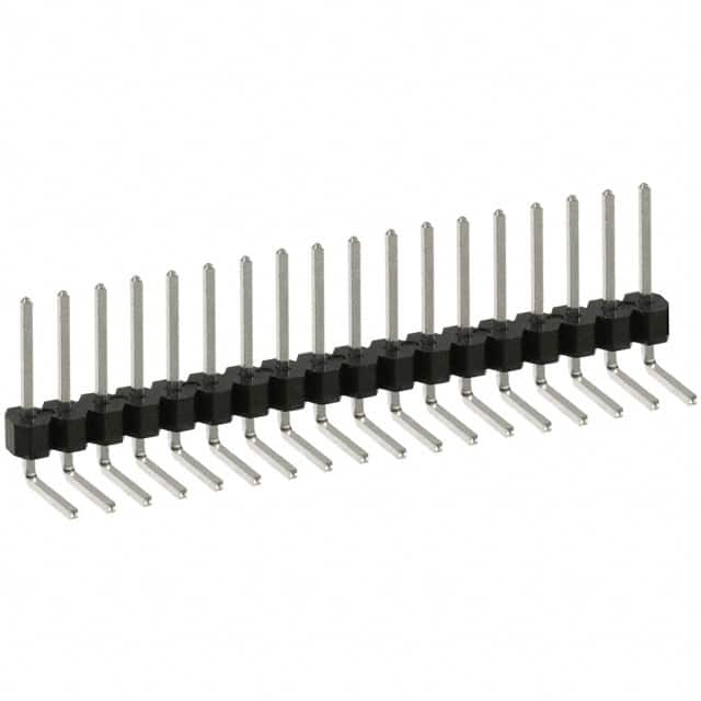 PTC18SGBN Sullins Connector Solutions                                                                    CONN HEADER .100 SINGL R/A 18POS