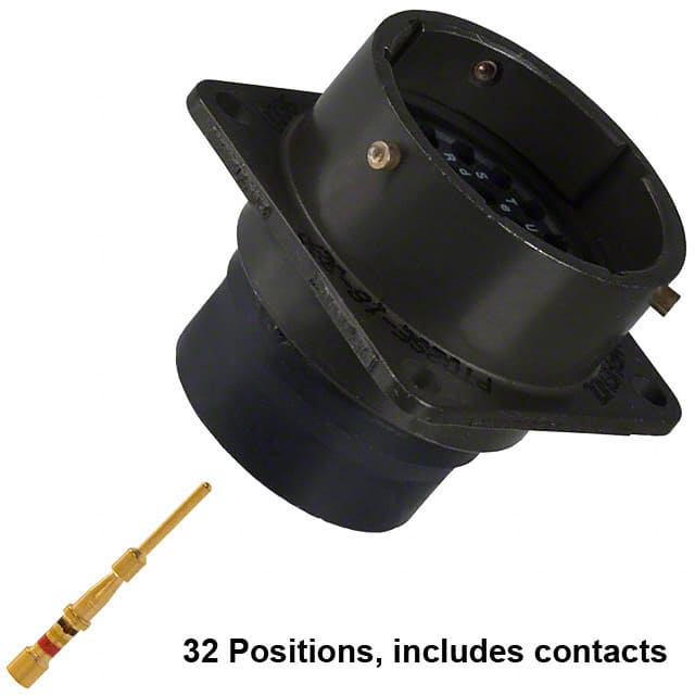 PT02SE-18-32P(025) Amphenol Industrial Operations                                                                    CONN RCPT MALE 32POS GOLD CRIMP