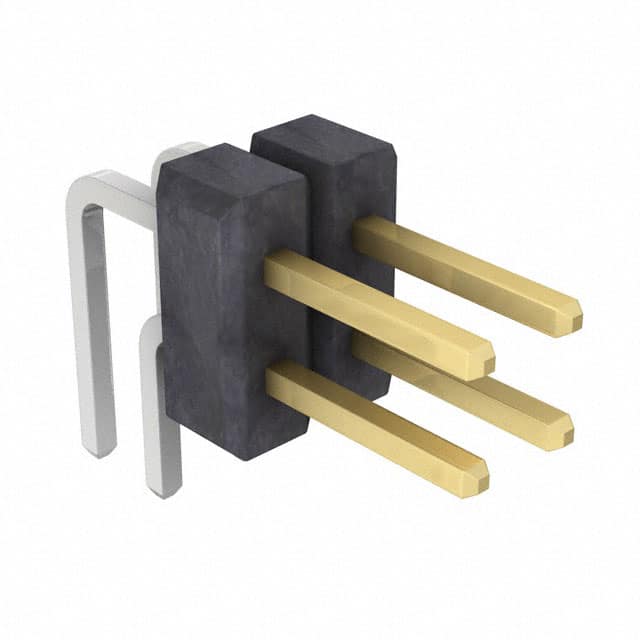 PZC02DBAN Sullins Connector Solutions                                                                    CONN HEADER .100 DUAL R/A 4POS
