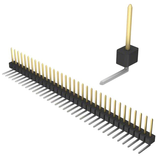 PBC34SGBN Sullins Connector Solutions                                                                    CONN HEADER .100 SINGL R/A 34POS