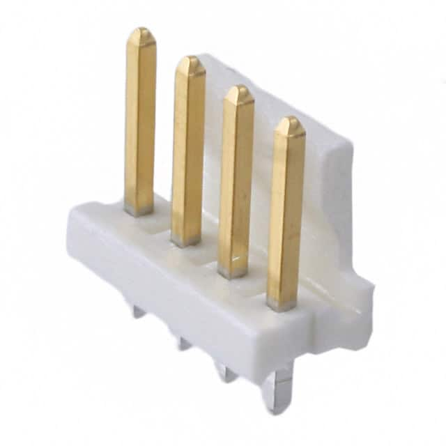 641120-4 TE Connectivity AMP Connectors                                                                    CONN HEADER 4POS VERT .156 GOLD