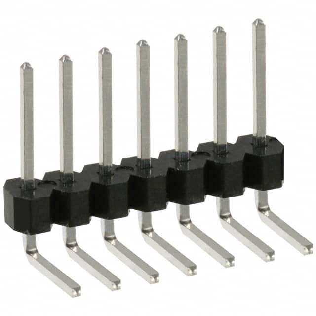 PTC07SGBN Sullins Connector Solutions                                                                    CONN HEADER .100 SINGL R/A 7POS