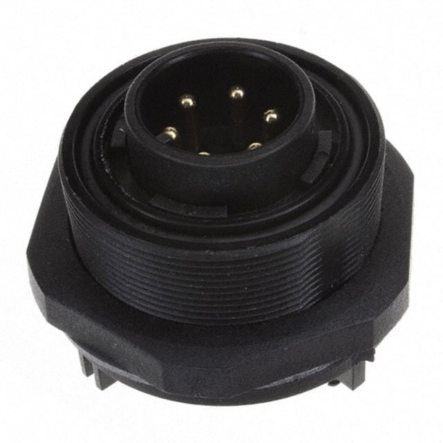 PX0707/P/06 Bulgin                                                                    CONN RCPT MALE 6POS GOLD SOLDER