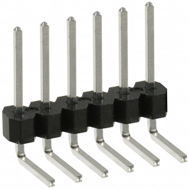 PTC06SGBN Sullins Connector Solutions                                                                    CONN HEADER .100 SINGL R/A 6POS
