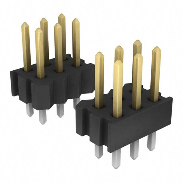 103817-4 TE Connectivity AMP Connectors                                                                    CONN HEADR 18POS TRPL VERT GOLD