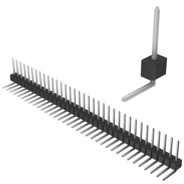 PEC35SGBN Sullins Connector Solutions                                                                    CONN HEADER .100 SINGL R/A 35POS