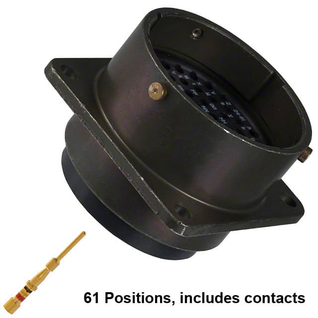 PT02SE-24-61P Amphenol Industrial Operations                                                                    CONN RCPT MALE 61POS GOLD CRIMP