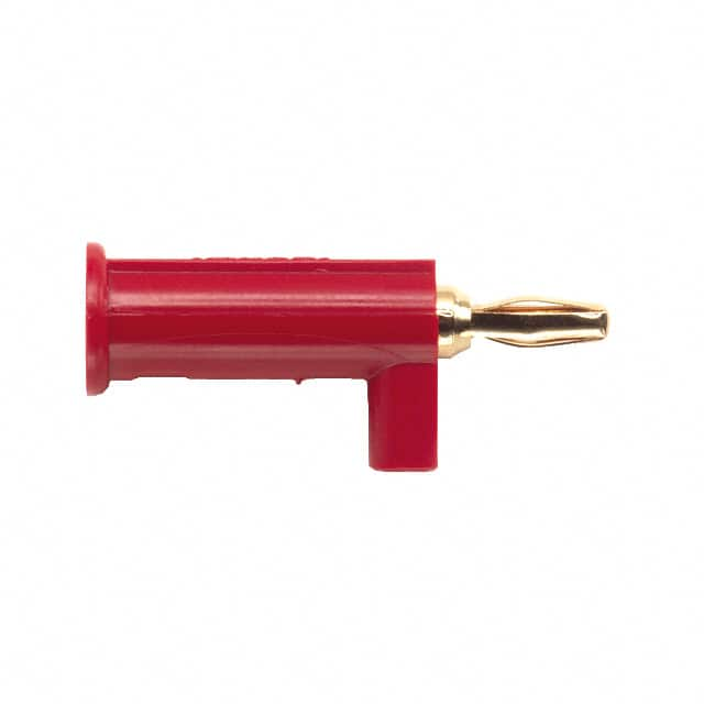 2945-2 Pomona Electronics                                                                    MINI BANA PLUG W/SHIELD DIY RED