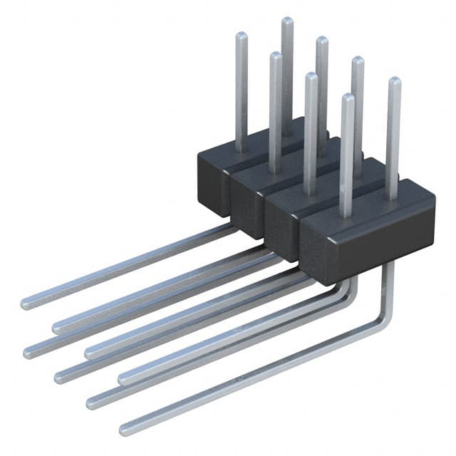 PTC04DBDN Sullins Connector Solutions                                                                    CONN HEADER .100 DUAL R/A 8POS