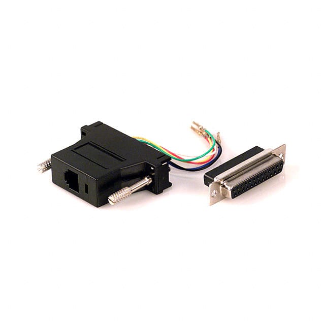 AMK-0222 CUI Inc.                                                                    ADAPTER DB25S RJ12/FEM 6 CONTACT