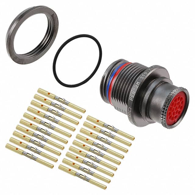 PEN.2M.319.XLMT LEMO                                                                    CONN RCPT FMALE 19POS GOLD CRIMP