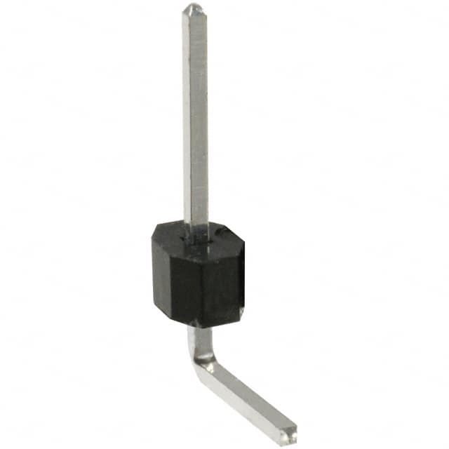 PTC01SGBN Sullins Connector Solutions                                                                    CONN HEADER .100 SINGL R/A 1POS