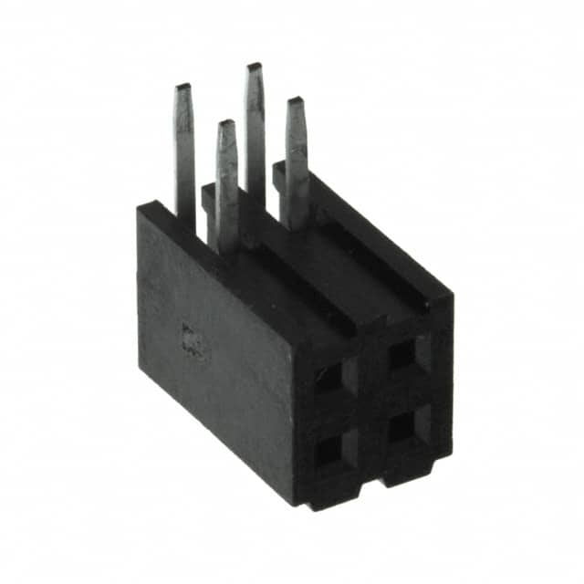 950404-5002-AR 3M                                                                    CONN SOCKET 4POS RT/A 2MM T/H