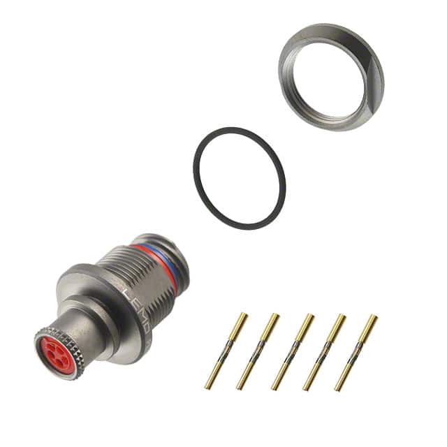 PEN.0M.305.XLMT LEMO                                                                    CONN RCPT FMALE 5POS GOLD CRIMP