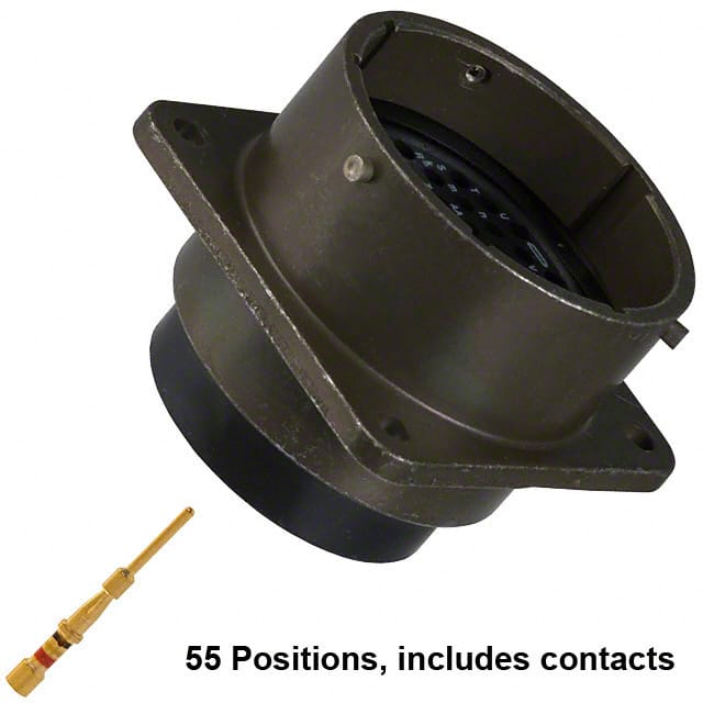 PT02SE-22-55P(025) Amphenol Industrial Operations                                                                    CONN RCPT MALE 55POS GOLD CRIMP