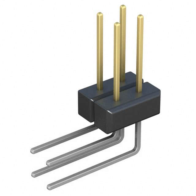 PBC02DBCN Sullins Connector Solutions                                                                    CONN HEADER .100 DUAL R/A 4POS