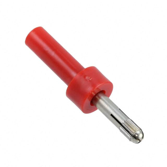 CT2575-2 Cal Test Electronics                                                                    4MM SLIM SAFETY ADAPTER - RED