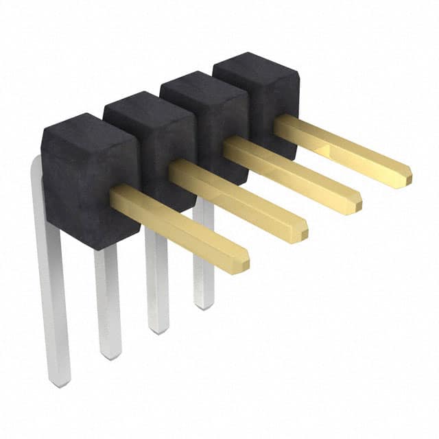 PZC04SBCN Sullins Connector Solutions                                                                    CONN HEADER .100 SINGL R/A 4POS