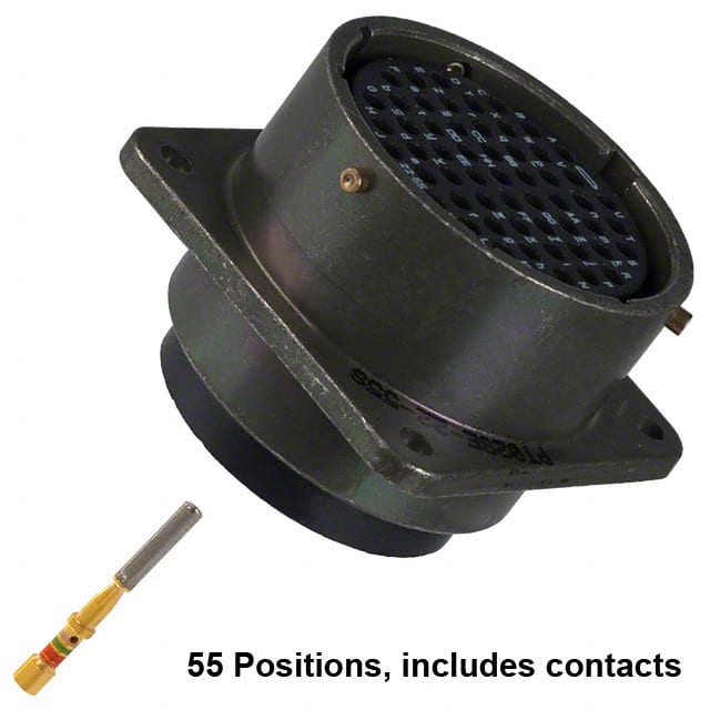 PT02SE-22-55S Amphenol Industrial Operations                                                                    CONN RCPT FMALE 55POS GOLD CRIMP