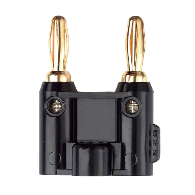 4892-0 Pomona Electronics                                                                    DOUBLE BANANA PLUG GOLD BLACK