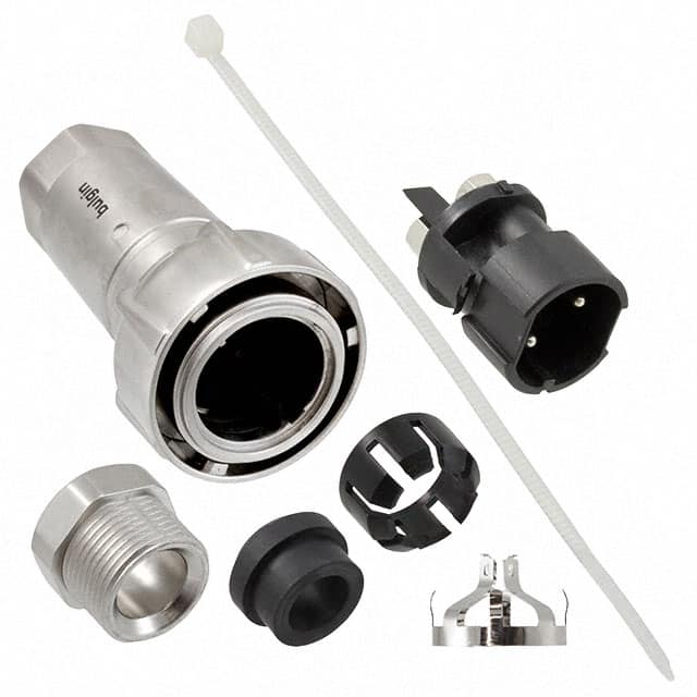 PXM7010/02P/ST/0911/SN Bulgin                                                                    CONN PLUG MALE 2POS NICKEL SCREW