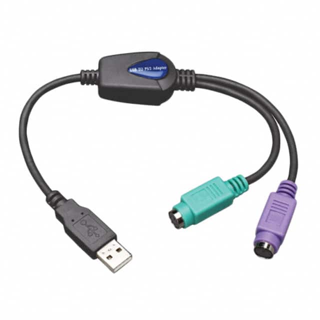 U219-000-R Tripp Lite                                                                    ADAPTER USB A M 2X MINI-DIN6 F