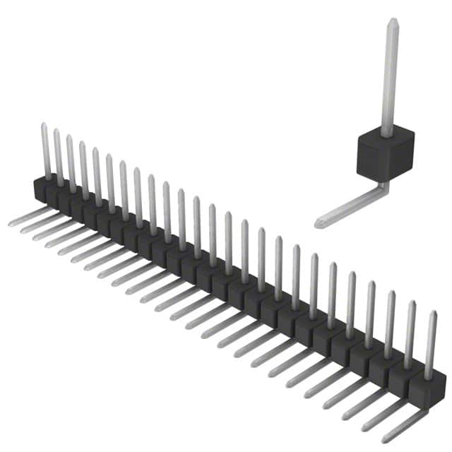 PEC25SGBN Sullins Connector Solutions                                                                    CONN HEADER .100 SINGL R/A 25POS