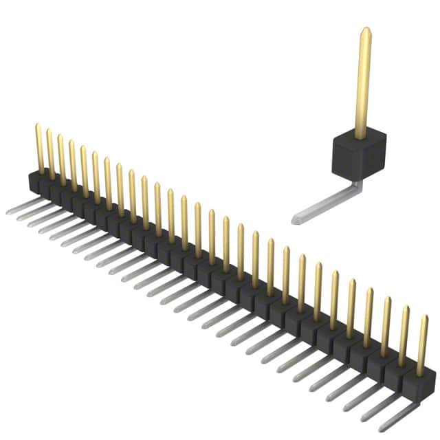PBC28SGBN Sullins Connector Solutions                                                                    CONN HEADER .100 SINGL R/A 28POS