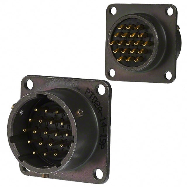 PT02A-14-19P Amphenol Industrial Operations                                                                    CONN RCPT MALE 19POS SOLDER CUP