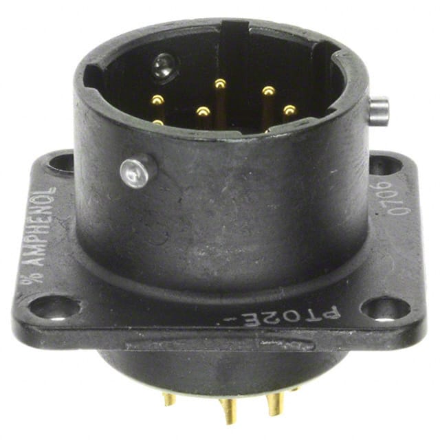 PT02E-12-8P(025) Amphenol Industrial Operations                                                                    CONN RCPT MALE 8POS SOLDER CUP