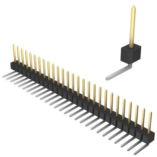 PBC27SGBN Sullins Connector Solutions                                                                    CONN HEADER .100 SINGL R/A 27POS
