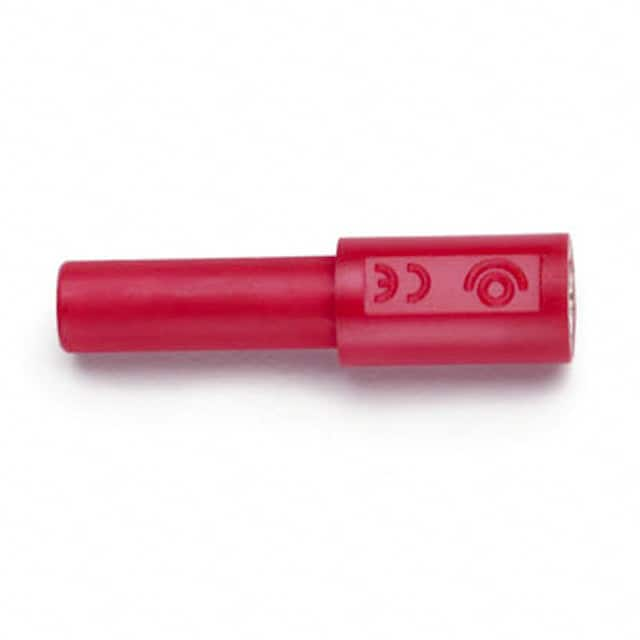 72916-2 Pomona Electronics                                                                    BANANA JACK ADAPTER 10/PKG RED