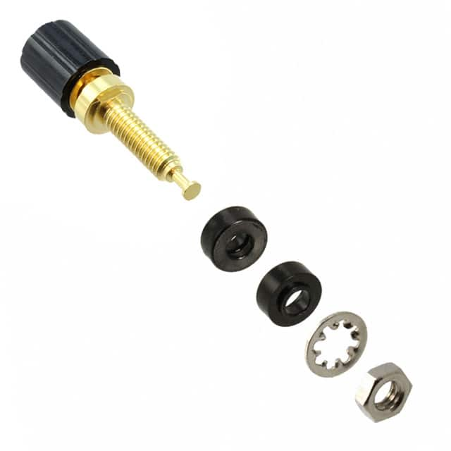 2382-0 Pomona Electronics                                                                    BINDING POST MINI GOLD BLACK