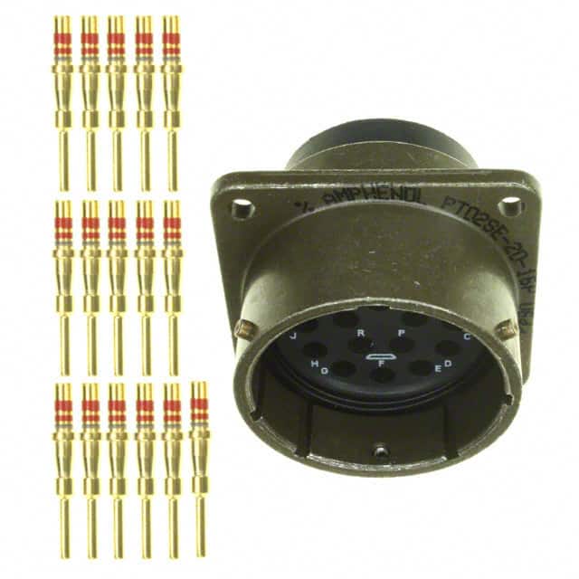 PT02SE-20-16P Amphenol Industrial Operations                                                                    CONN RCPT MALE 16POS GOLD CRIMP