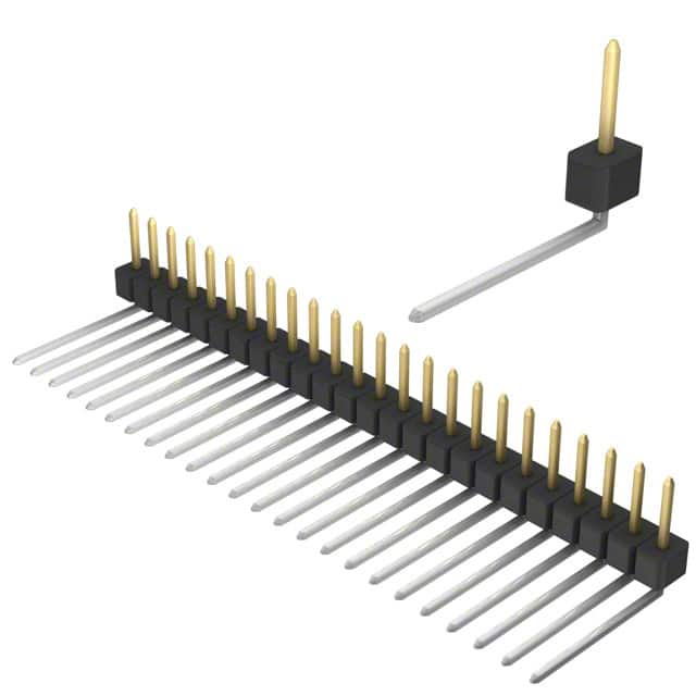 PBC24SBEN Sullins Connector Solutions                                                                    CONN HEADER .100 SINGL R/A 24POS