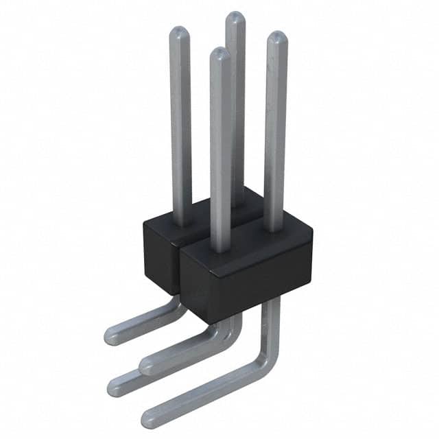 PTC02DGAN Sullins Connector Solutions                                                                    CONN HEADER .100 DUAL R/A 4POS