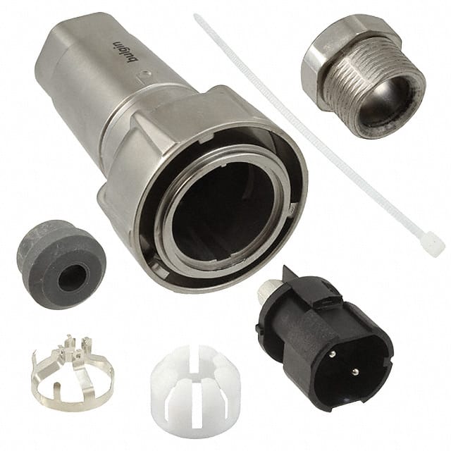 PXM7010/02P/ST/0507/SN Bulgin                                                                    CONN PLUG MALE 2POS NICKEL SCREW