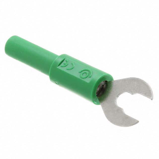 CT2553-5 Cal Test Electronics                                                                    ADAPTER, 6MM SPADE 4MM J - GREEN