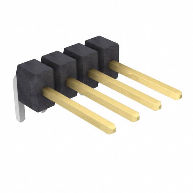 PZC04SGAN Sullins Connector Solutions                                                                    CONN HEADER .100 SINGL R/A 4POS