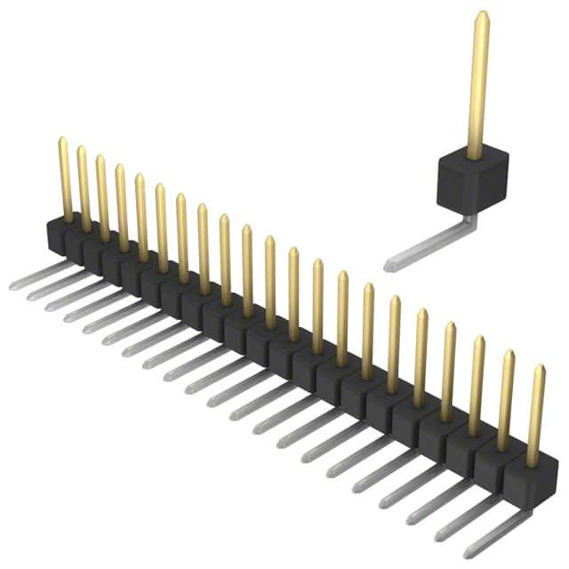 PBC21SGBN Sullins Connector Solutions                                                                    CONN HEADER .100 SINGL R/A 21POS