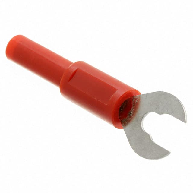 CT2553-2 Cal Test Electronics                                                                    ADAPTER, 6MM SPADE 4MM J - RED